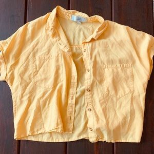 Cropped button up